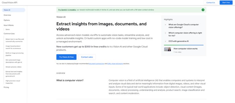 Google Cloud AI