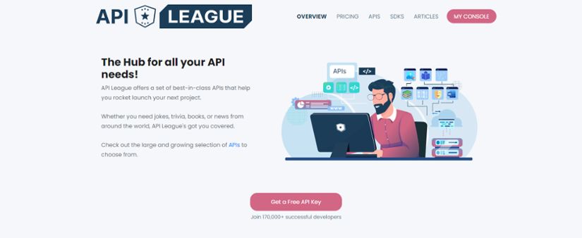 Homepage of API League